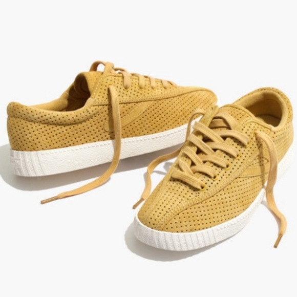 tretorn yellow sneakers